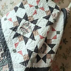 handmade koce i narzuty piękna narzuta patchwork autorski projekt