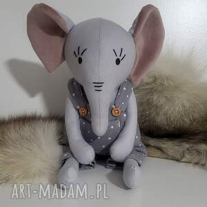 handmade maskotki słoń słonik na szczęście