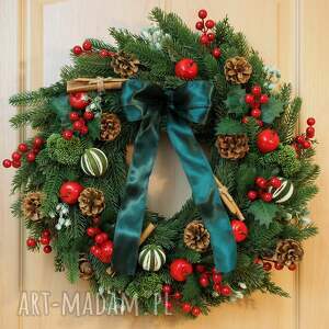 pomysły na upominki Wianek świąteczny 1
