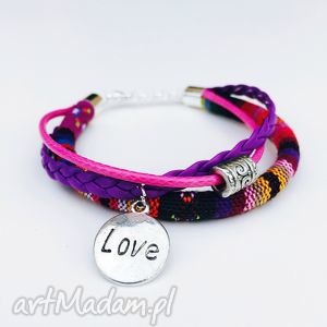 bransoletka boho love - Zapętlona Nitka