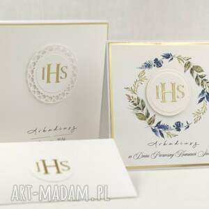 scrapbooking kartki pamiątka pierwszej komunii z pudełkiem i kopertą, lg39