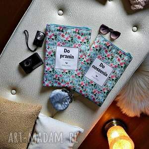 dwie saszety bezłaski noszenia i prania, kosmetyczka etui, pokrowiec