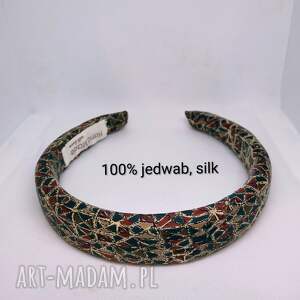 jedwabna opaska puffy jedwabiu na co dzień jedwabny dodatek