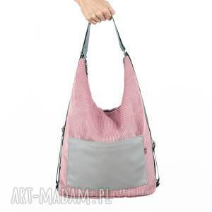 hand-made torebki torebka / plecak metro róż