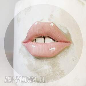 kubki marzanna - kubek różowa zębuszka pojemność 400 ml ustami, zęby