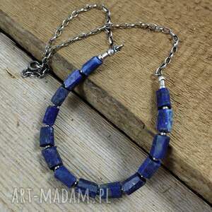 handmade naszyjniki lapis lazuli - naszyjnik