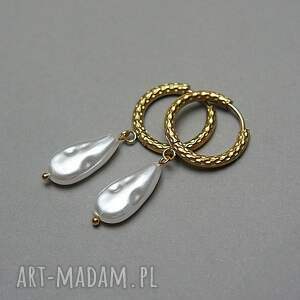 pearls /white/ perły vol. 17 - kolczyki