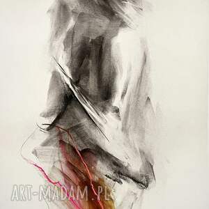 Dress - 60x90cm, kobieta duży obraz, obrazy do salonu