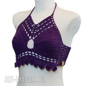 top / bralet na szydełku lato ze 100 procent bawelny rozmiar m/l