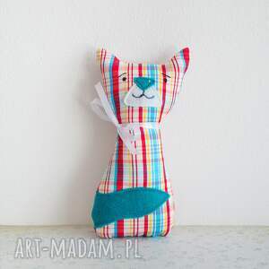 handmade maskotki kotek dla maluszka - mruczek - kasia 18 cm