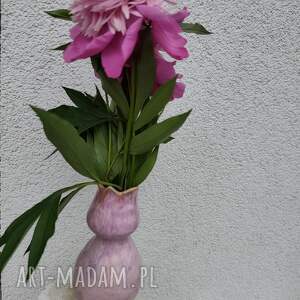 Wazon ceramiczny Tulipan - ręcznie robiony prezent dla mamy