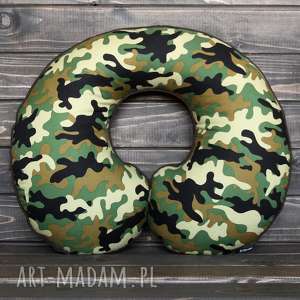 poduszka rogal dla dorosłych - camouflage premium plus podróżna, moro