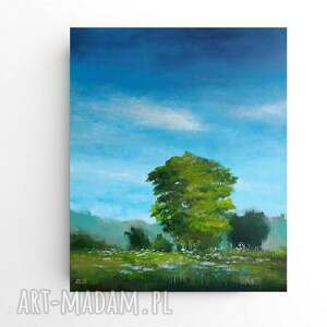 Słoneczny dzień - obraz akrylowy na płótnie 60x50 cm