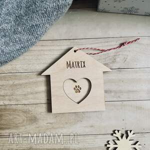 Bombka buda, kotek, piesek, łapka, zwierze