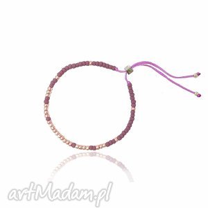 handmade bransoletka minimal - violet