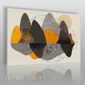 obraz na płótnie - skały abstrakcja - 100x70 cm (60201/100x70)