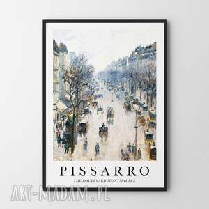 pissarro the boulevard montmartre - plakat 30x40 cm
