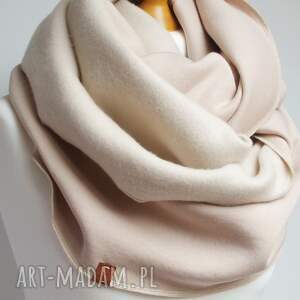 Gruby komin ZIMOWY bawełniany, szal tuba dresowy na zimę