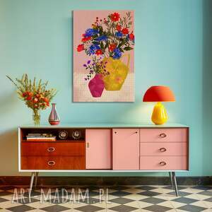 nowoczesny obraz drukowany na płótnie - kolory lata format 70x100cm martwa