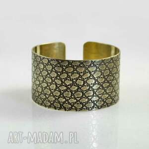 Wężowa (2506 02) ooak, mosiężna bransoletka