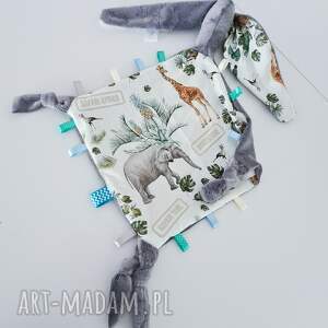 maskotki królik przytulanka spania niemowle metkowiec