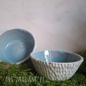 ceramika zestaw dwóch miseczek - kwitnące drzewa, sushi miseczki