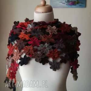 handmade chustki i apaszki art crochet powitanie jesieni