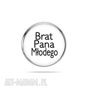 broszki przypinka do klapy marynarki - brat pana młodego prezent dla męża