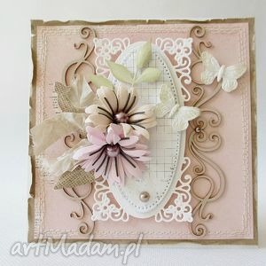 ręcznie zrobione scrapbooking kartki pastelowa kartka