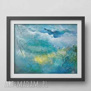 morze - obraz akrylowy formatu 40/50 cm