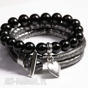 handmade black & silver