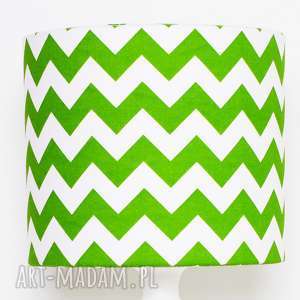 abażur zygzak green 25x25x22cm 25 chevron