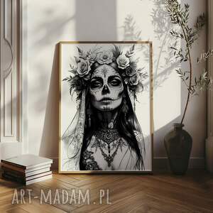 plakat zombie girl - format 61x91 cm