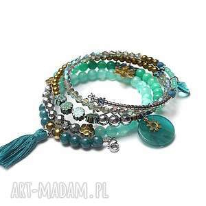 alloys collection wrapped /sea green/ vol 3 stal szlachetna, jadeit marmur