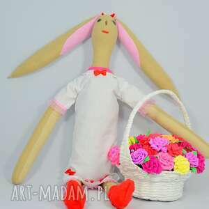 handmade maskotki zaczarowany króliczek emma