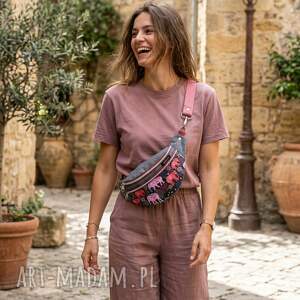 Nerka M Pink Elephant Denim z miniportfelem gratis - wodoodporna