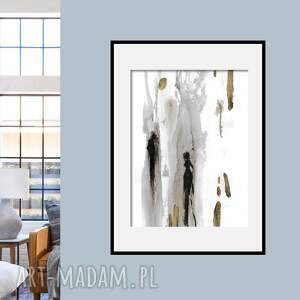 Z cyklu Obecność 30cm x 40cm, złocone grafiki, prezent