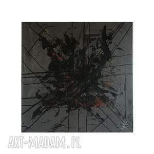 in my darkest moments 80x80 abstrakcja, abstrakcja do salonu, duży obraz