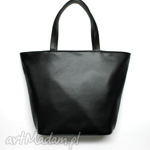 handmade pomysł na prezent pod choinkę shopper bag łódka - czarna
