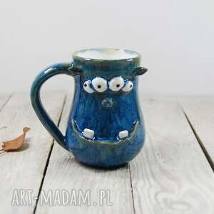 handmade ceramika kubek ceramiczny potworek