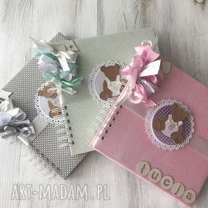 handmade scrapbooking albumy album z misiem