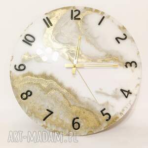 dekoracyjny zegar ścienny z żywicy epoksydowej - elegancja i styl w twoim