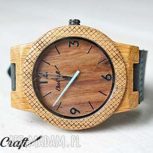 drewniany zegarek walnut eagle owl, prezent, lekki ekologiczny dębowy