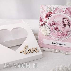 fundacja koniczynka kartka w pudełku na walentynki miłość