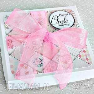 handmade scrapbooking kartki pamiątka chrztu św