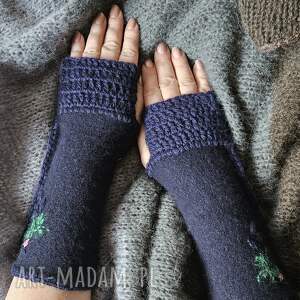 rękawiczki mitenki (na dłonie, na prezent, szydełkiem, oryginalne)