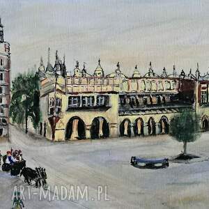 krakow rynek, obraz krajobraz natura, pejzaż, święta