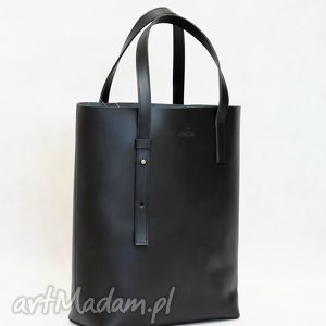 handmade stylowy skórzany shopper bag