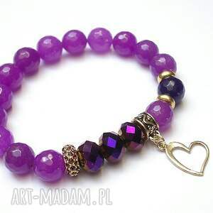 handmade kolekcja rich - violet heart