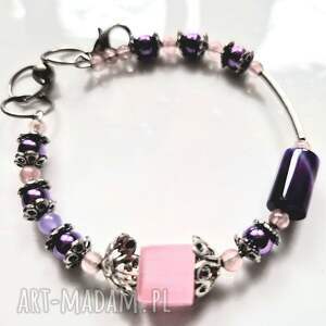 Bransoletka fioletowa uniwersalna Box L1, bra, fo, dam, et